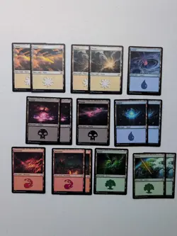 Lot Of (16) Basic Land MTG Edge Of Eternities Non Foil Cards - Image 1