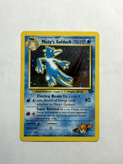 Misty's Golduck 12/132 Gym Challenge Holo LP - Pokemon Card TCG Vintage - Image 1