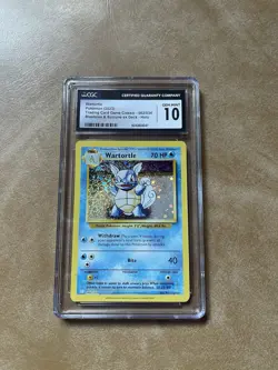 WARTORTLE - 2023 POKEMON - CGC - TRADING CARD GAME CLASSIC #002 - GEM MINT 10 - Image 1