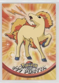 Ponyta Italian Topps Pokemon TV Animation Edition Series 2 #77 2000 04qn - Image 1