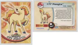Ponyta Italian Topps Pokemon TV Animation Edition Series 2 #77 2000 04qn - Image 3