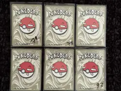 Pokederp 6 Card Lot Collection Pikachu , Gyarados And Eevee - Image 2