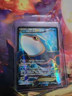 Kyogre EX Dark Explorers Holo Card 104/108 Full Art Italian - Image 1
