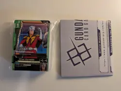 Gundam Trading Card Game Sample Demo Deck Green Char Aznable - Image 1