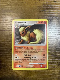 Flareon - 19/111 - Non-Holo Rare Rising Rivals Pokemon TCG Card - NM - Image 1