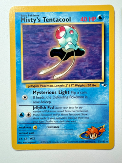 Pokemon Card Lot Misty's Tentacool Goldeen 30 32/132 Gym Heroes Rare x2 WotC TCG - Image 2