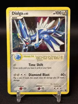 Pokemon Card Dialga 4/100 Diamond & Pearl-Majestic Dawn Holo Rare MP/HP - Image 1