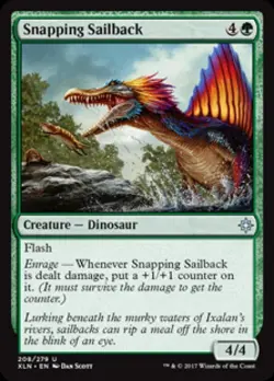 Snapping Sailback - Light Play MTG Ixalan - Image 1