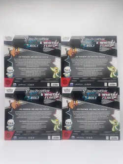 (4-LOT) POKEMON S&V BLACK BOLT & WHITE FLARE 🔥POSTER COLLECTION BOX SEALED 🔥 - Image 2