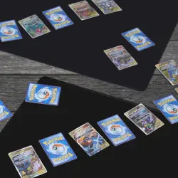 MTG Playmat for TCG Card Playing Game - 2Pcs Black Stitched Play Mat with Tub... - Image 5