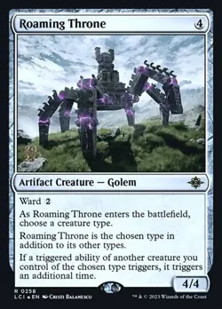 Roaming Throne - Foil Prerelease Promo LCI LP MTG - Image 1