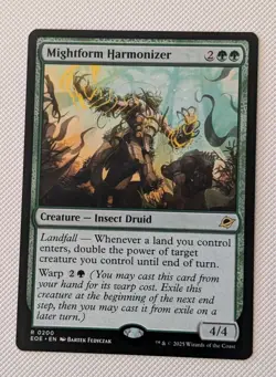 MTG Edge Of Eternities Rare MIGHTFORM HARMONIZER NM - Image 1