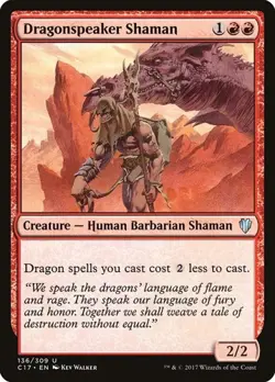 Dragonspeaker Shaman Commander 2017 MP MTG - Image 1