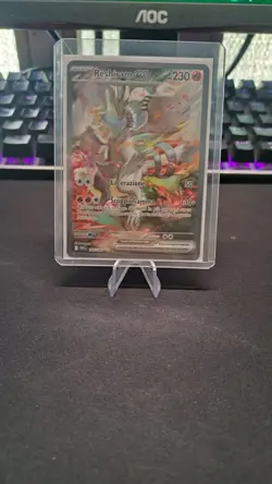 Carta Pokemon Reshiram ex WHT 166/086 NM Luce Nera Fuoco Bianco White Flare - Image 1