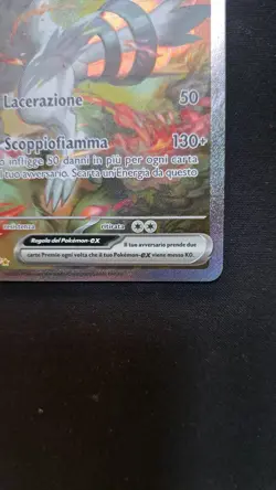 Carta Pokemon Reshiram ex WHT 166/086 NM Luce Nera Fuoco Bianco White Flare - Image 3
