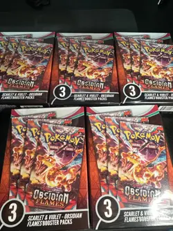 Pokemon Obsidian Flames Booster Bundle SEALED Lot Of 5 Box Brand New - Image 1