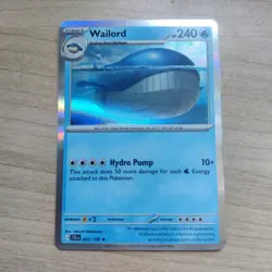 Wailord 041/159 - NM HOLO RARE SV Journey Together - Pokemon TCG 2025 Card - Image 1
