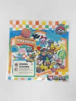 2025 COMPETITOR Pokemon Worlds Switch Screen Cleaner Cleaning Cloth Anaheim - Image 1