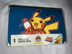 Pokemon World Championship Anaheim 2025 Double Deck Box Pikachu IN HAND - Image 1