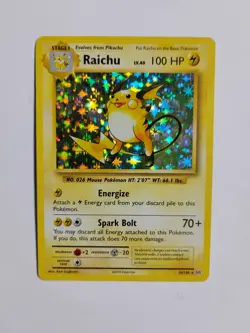 2016 POKEMON HOLO CARDS - Lot of 3 - MACHOKE + RAICHU + TRAINER ENERGY RETRIEVAL - Image 4