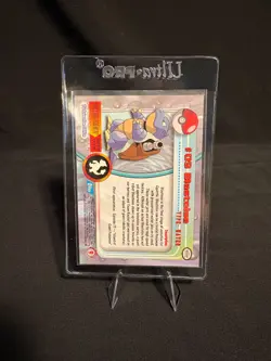 Pokemon Blastoise #09 Regular Non Foil Topps Black Logo TV Animation Edition LP - Image 2