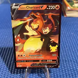 Lance's Charizard V SWSH133 Celebrations 25th Anniversary Promo Pokemon - Image 2