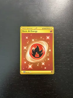 Pokemon TCG SV03 Basic Fire Energy # 230 / 197 Hyper Rare Near Mint - Image 1