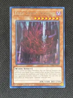 3x YuGiOh! - Tenyi Spirit - Vishuda CRBR-EN054 Rare 1st Edition Near Mint - Image 2