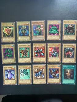 Yugioh McDonald's Pack #1 MP1 Complete Set 15 Cards Heavy Play - Image 1