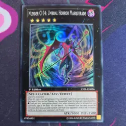 Number C104: Umbral Horror Masquerade JOTL-EN056 1st ed Super Rare YuGiOh - Image 1