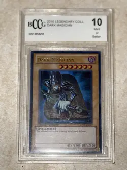 Yugioh Beckett BCCG 10 MINT Dark Magician LC01-EN005 Ultra Rare Limited S#7975 - Image 1