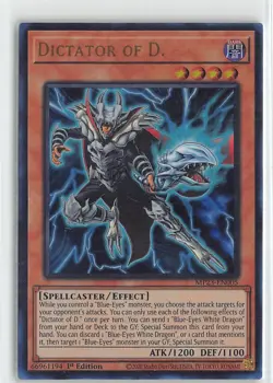 YuGiOh Dueling Heroes Tins Dictator of D. Ultra Rare #MP23-EN005 - Image 1