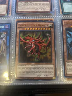 Yugioh Slifer The Sky Dragon LDK2-ENS01 LIMITED EDITION Ultra Rare Holo NM - Image 1