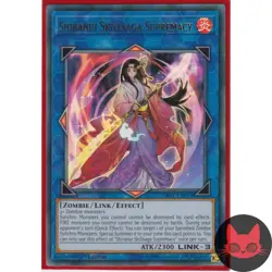 Yugioh Shiranui Skillsaga Supremacy SAST-EN054 Ultra Rare 1st Edition NM - Image 1