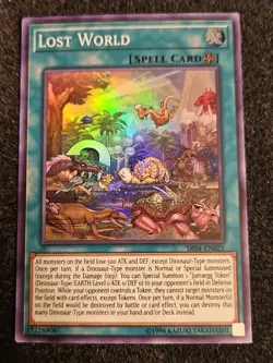 Yugioh! VLP Lost World - SR04-EN021 - Super Rare - Unl Edition Lightly Played - Image 1