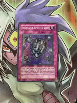 TDGS-ENSE1 Eradicator Epidemic Virus Super Rare Limited Edition NM Yugioh Card - Image 1