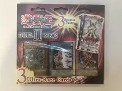 Yu-Gi-Oh! Duel II King 3 : Booster Packs + 3 Rare Cards Unopened!! - Image 1