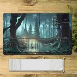 MTG Playmat, Game Play Mat for MTG TCG 24 x 14 inches Trading Card Inked Game... - Image 2