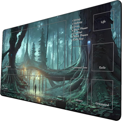MTG Playmat, Game Play Mat for MTG TCG 24 x 14 inches Trading Card Inked Game... - Image 3