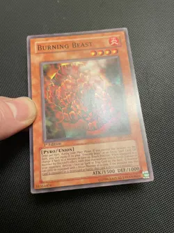 Burning Beast MFC-016 Yu-Gi-Oh! Card 1st Edition NA English Vintage - Image 3