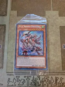 YUGIOH PILE ARMED DRAGON HAC1-EN174 SECRET LIMITED ED SEALED - Image 1