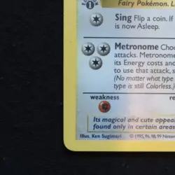#5 Clefairy 5/102 Base Set Shadowless 1st Edition Holo Pokemon Card TCG - Image 5