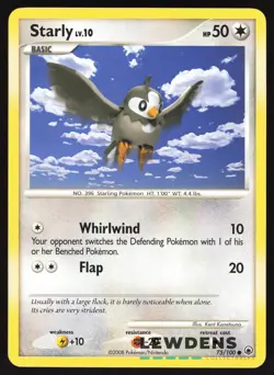 Starly - 75/100 - Common - Majestic Dawn - Pokemon Card - 2 - Image 1