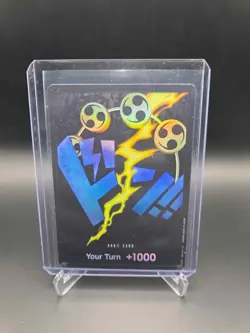 One Piece TCG English PRB01 Enel Law Don!! Card - Holo Foil - Image 1