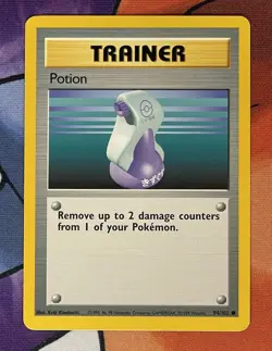 POTION - Base Set - 94/102 - Common Trainer - Pokemon Card - Unlimited - Image 1
