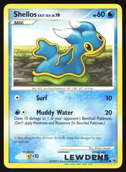 Shellos East Sea - 73/100 - Common - Majestic Dawn - Pokemon Card - Image 1