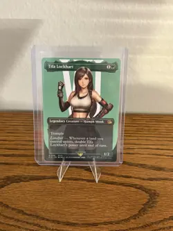 Tifa Lockhart Final Fantasy Magic the Gathering Borderless Regular Card - Image 1
