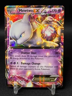 Mewtwo EX - XY107 - Ultra Rare Pokemon Card- Black Star Promo - NM - Image 1
