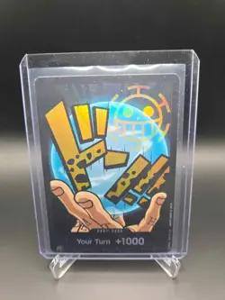 One Piece TCG English PRB01 Trafalgar Law Don!! Card - Holo Foil - Image 1