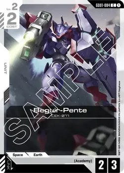 🔥Gundam Card Game Beguir-Pente - Newtype Rising (GD01) PLAYSET 4X Near Mint🔥 - Image 1